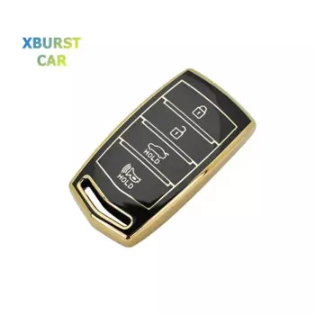 4-кнопочный чехол из ТПУ с дистанционным управлением для HYUNDAI Genesis G70 G80 EQ900 G90, чехол для автомобильного ключа, защитный чехол для брелока