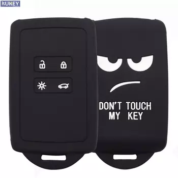 4-кнопочный силиконовый автомобильный пульт дистанционного управления, чехол для Renault Koleos Kadjar Megane Talisman Captur Espace Clio 2018 2019