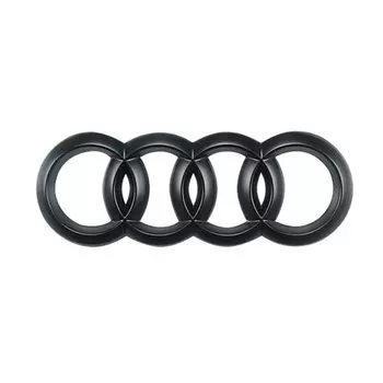4-кольца ABS Автомобильный передний капот Эмблема Капот Логотип Задний багажник Значок для Audi A3 A4 A5 A6 A7 A1 A2 Q2 Q3 Q4 Q5 Q7 Q8 TT S3 S4 S5 S6 S7