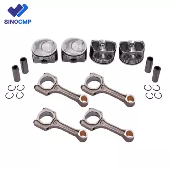 4 комплекта 235102G500 23510-2GGA0 23510-2G540 23510-2G520 шатуны поршни для 11-13 Hyundai Sonata Kia Sorento Optima 2.4L
