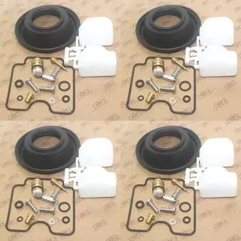 4 комплекта для GSX750F Katana 1998-2006 GSF1200 2001-2006 Bandit 1200 GSX750 F GSF 1200, набор для Ремонта Карбюратора, поршень, вакуумная диафрагма