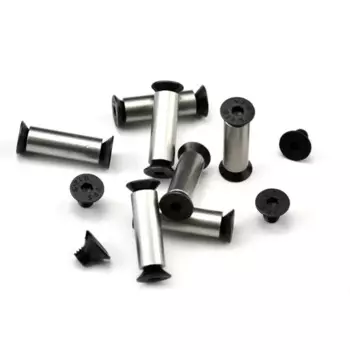 4 комплекта крепежных винтов M4 для рукоятки ножа «сделай сам», инструменты, материал, нержавеющая сталь 416, винт Torx T8, заклепка для обработки мебели