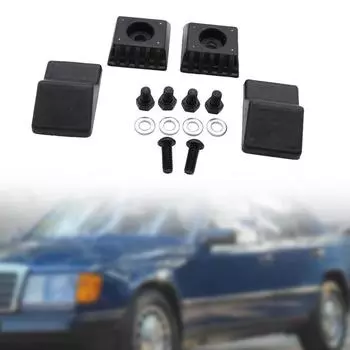 4-компонентные буферы для остановки багажника 1247580044 Черный для Mercedes-Benz E Class серии 124 1984-1996 гг. Простая установка Замена деталей