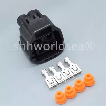 4 контакта 6,3 мм Автомобильный водонепроницаемый разъем, электронный штекер вентилятора 7283-5595-10 7282-5595-10 7282-5595 для Ford Focus Fiesta Mondeo