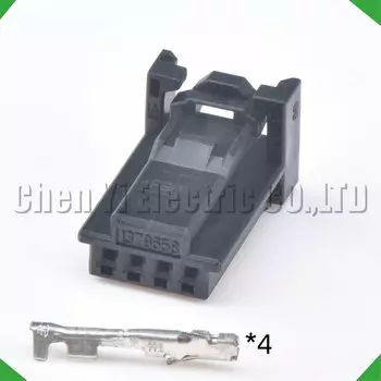 4-контактные черные автомобильные разъемы, вилка жгута проводов 1379658 -1 1379674 -1