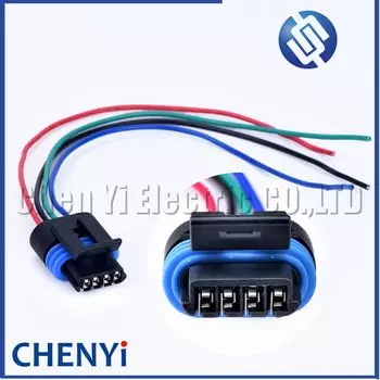 4-контактный автомобильный разъем, датчик давления на входе, датчик коленчатого вала, штекер жгута проводов 12162189 12162188 12162190 12162833 12162834