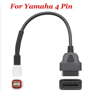 4-контактный разъем OBD2 для Yamaha для мотоцикла, мотоцикла YAMAHA, 3-контактный адаптер удлинительного кабеля OBD OBD2
