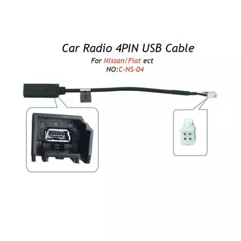 4-контактный разъем USB-кабель для автомобиля Android CD DVD Радио