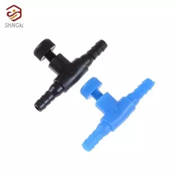 4 мм аквариумный аквариум Отрегулируйте воздушную линию трубопровода регулятора громкости клапаны Горячие 20 шт