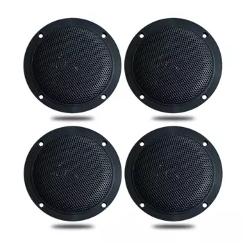 4 шт. 4*60 Вт 4-дюймовый морской динамик s водонепроницаемый уличный динамик для лодки s двойной Полнодиапазонный динамик для RV ATV SPA Golf Cart мотоцикла