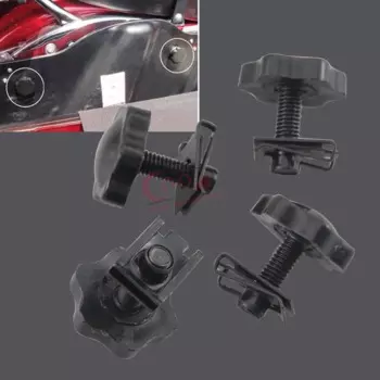 4 шт., замки для крепления на сиденье, защита от кражи, сдерживающий болт, подходит для Harley Touring FLT FLHT FLHTCU FLHRC Street Glide Road King