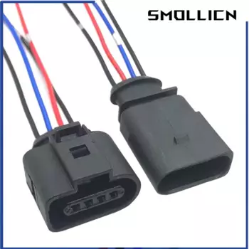 4 контакта 1,5 серия женский автомобильный удлинитель катушки адаптер разъем клаксон штекер входной датчик давления воздуха штекер 1J0973704 1J0973804