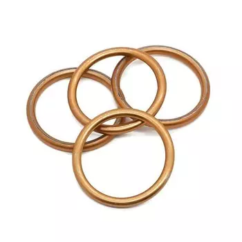 4 прокладки выхлопной системы мотоцикла для Honda CB700 CB750 CB900 CB1000C CB1100F, кольца прокладок выхлопной системы