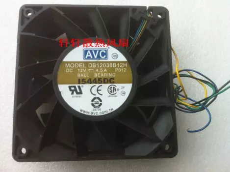 4-проводной вентилятор охлаждения сервера AVC DB12038B12H P012 DC 12 В 120 А 120x38 мм