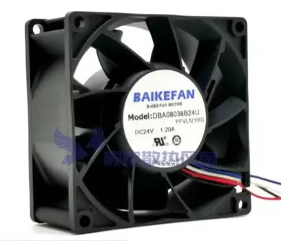 4-проводной вентилятор охлаждения сервера BAIKE DBA08038B24U DC 24 в 1,20 A 80x80x38 мм