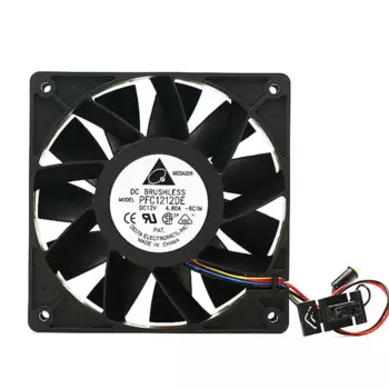 4-проводной вентилятор охлаждения сервера Delta Electronics PFC1212DE 6C1M DC 12 В 4.8A 120x120x38 мм