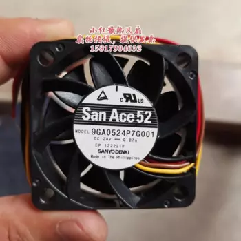 4-проводной вентилятор охлаждения сервера Sanyo Denki 9GA0524P7G001 DC 24 В 0,07 а 50x50x15 мм