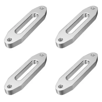 4 шт. 125 мм фунтов универсальная хромированная алюминиевая лебедка Hawse Fairlead синтетическое крепление лебедка фунтов для SUV ATV UTV