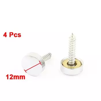 4 шт. 12/16/18/22/25/26/40 мм Диаметр винтовой крышки Декор зеркальный колпачок для ногтей крепеж для покрытия фиксации зеркал стеклянный стол мебель набор винтов