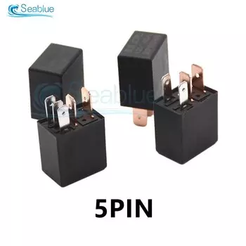 4 шт., 12 В постоянного тока, 40 А, номинальный ток SPDT, 4 контакта, нормально открытый, 5 контактов, преобразование автомобильного реле сигнализации, 40 А