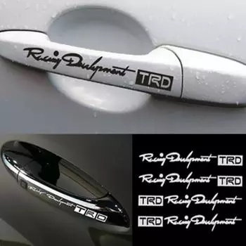 4 шт., 12x1,8 см, ПЭТ, буквенный узор, автомобильная наклейка, 2 цвета, светоотражающий материал, наклейка для украшения руля автомобиля, аксессуары