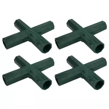 4 шт. 16 мм 3 4 5 способов угловой разъем для теплицы поддерживает газон, сад, рамка, ограждение, тент, столб, клетки, соединение строительной трубы