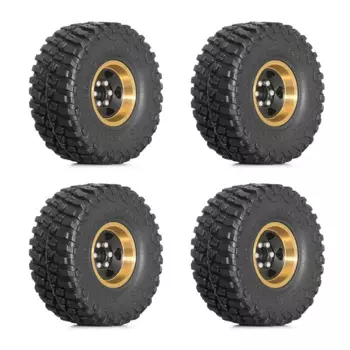 4 шт 1,0 латунная Ступица колеса для 1/18 TRX4M SCX24 обновленные детали для радиоуправляемых автомобилей