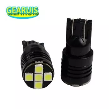 4 шт 1,44 Вт T10 Canbus 5 SMD 1 Вт 3030 светодиодный драйвер IC ошибок неполярный Doom светильник чтения светильник s лампы стайлинга автомобилей Белый 12V