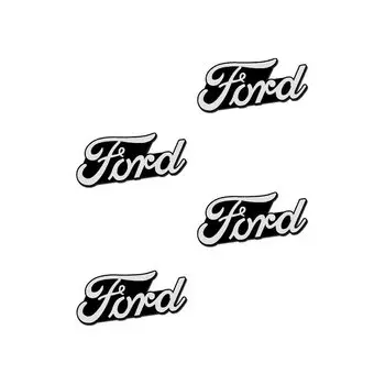 4 шт., 3D-динамик, стереодинамик, алюминиевый значок, эмблема, наклейка для Ford focus Fiesta EcoSport ESCORT ranger fusion mondeo Mustang