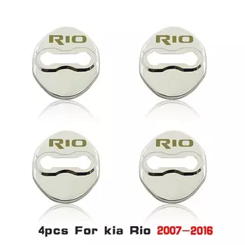 4 шт., 3D Защитная крышка из нержавеющей стали для kia rio 2 3 4 5 x line XLINE, автомобильные аксессуары