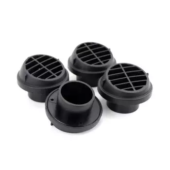 4 шт. 42 мм мини-воздуховод для вентиляционного отверстия, канальная труба, вращающийся дизельный парковочный обогреватель для автомобиля, грузовика, фургона, кемпера, гаража, тип в