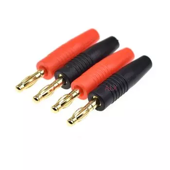 4 шт., 4 мм разъемы