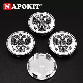 4 шт. 54 мм русский Национальный щит логотип центральный колпак на колесо автомобиля крышка ступицы для LADA TOYOTA NISSAN Hyundai KIA Chevrolet Mitsubishi Ford