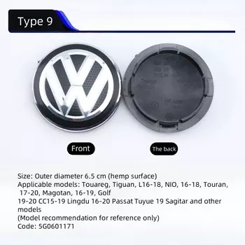 4 шт. 55 мм 56 мм 65 мм 70 мм 76 мм Volkswagen Lavida Polo Tiguan CC Passat Magotan Sagitar Jetta Bora накладка на колесо этикетки для автомобильных шин