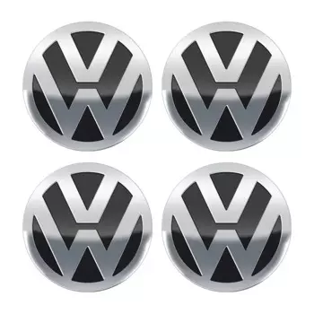 4 шт. 56/60/65/70/75 мм колпаки центральной ступицы колес автомобиля, наклейка, значок для Volkswagen VW B5 GTI Golf 5 7 Caddy Passat b6 Tiguan Polo MK6