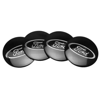 4 шт. 56/60/65 мм наклейки на центральную крышку ступицы колеса автомобиля, наклейки на колпаки для шин, аксессуары для Ford Focus MK2 MK3 Mondeo Kuga Mustang