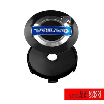 4 шт., 56/60 мм, наклейка на центральную крышку ступицы колеса автомобиля, аксессуары для Volvo Rdesign XC60 XC90 V40 V50 V60 T6 AWD Xc70 S60 S80 S90 V70 V90