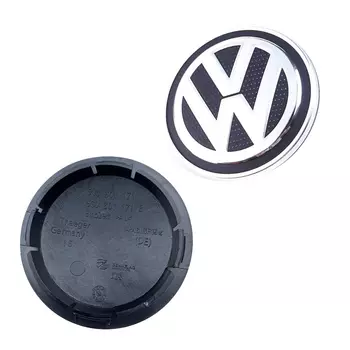 4 шт., 56 мм, 65 мм для Volkswagen VW, оригинальные колпаки, центральные колпаки колес автомобиля, декоративный значок, колпаки для ступиц, замена эмблемы