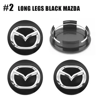 4 шт., 56 мм, центральная крышка колеса автомобиля, колпачок ступицы, эмблема, автоаксессуары для Mazda 3 6 2 5 Atenza Axela Demio CX3 CX5 CX-5 MS RX8