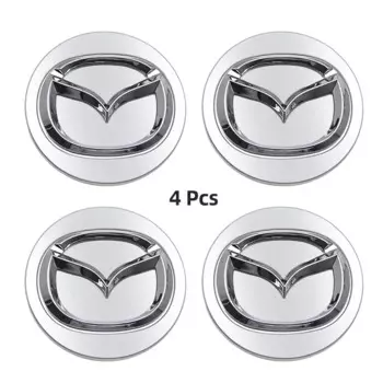 4 шт., 56 мм, колпачок центральной ступицы колеса автомобиля, эмблема, наклейка на колесо, наклейка для Mazda 3 6 Atenza Axela Demio CX3 CX5 MP MS RX8, автомобильные товары