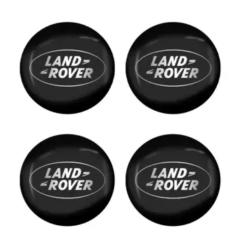 4 шт., 56 мм, колпачок ступицы колеса автомобиля, металлические наклейки с эмблемой, аксессуары для Land Rover Range Rover Evoque Velar Defender Discovery