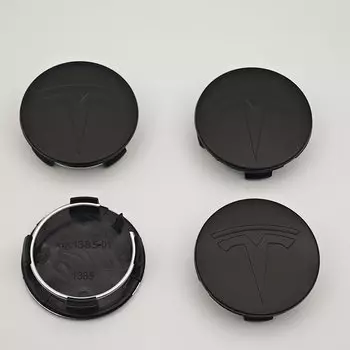 4 шт., 56 мм, матовые черные колпаки центра колес автомобиля, эмблема, оригинальные диски, крышка ступицы, логотип для Tesla Model 3 Y X S, автоаксессуары