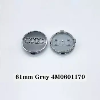 4 шт., 60 мм, 61 мм, 68 мм, 69 мм, автомобильный Стайлинг, центральная крышка колеса, крышки ступицы, значок 4B 0601170 Аксессуары для Audi A3 A4 A5 A6 A7 A8 S4 S6