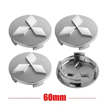 4 шт., 60 мм автомобильная ступица, центральная эмблема колеса, колпачок для Mitsubishi Asx Lancer 10 Outlander 3 l200 Xpander Pajero 4 Montero V73 Triton