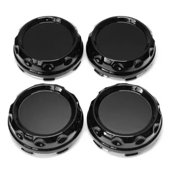 4 шт., 60 мм, черный, серебристый, хром, ABS, автомобильные колпаки для центральной ступицы колес автомобиля, колпаки для ступицы автомобильного обода, пыленепроницаемый декоративный значок
