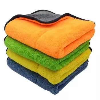 4 шт. 800GSM 45х38 см полотенца из микрофибры супер толстые плюшевые салфетки для чистки автомобиля Авто микрофибра воск стирка полировка детализация сушка