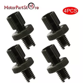 4 шт., 8 мм, регулятор тормозного троса, винт, гайка, болты M8 для Honda Yamaha Kawasaki Suzuki, мотоцикл, квадроцикл, скутер, мопед, пит-байк