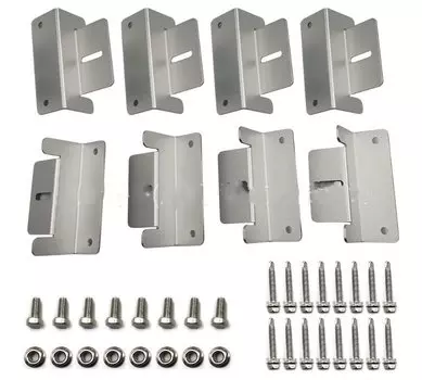 BLUSUNSOLAR Алюминиевые кронштейны для солнечных панелей