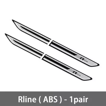 4 шт. ABS R Line логотип автомобиля наклейки на крыло Magotan письмо слово дверная эмблема значок для Volkswagen VW Magotan B8 Rline Стайлинг