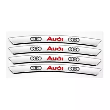 4 шт., алюминиевые автомобильные диски для Audi Sline A3 A4 A4L A5 B3 B4 B5 B6 B7 B8 RS3 Quattro C5 C6 C7 A1 Q7 Q6